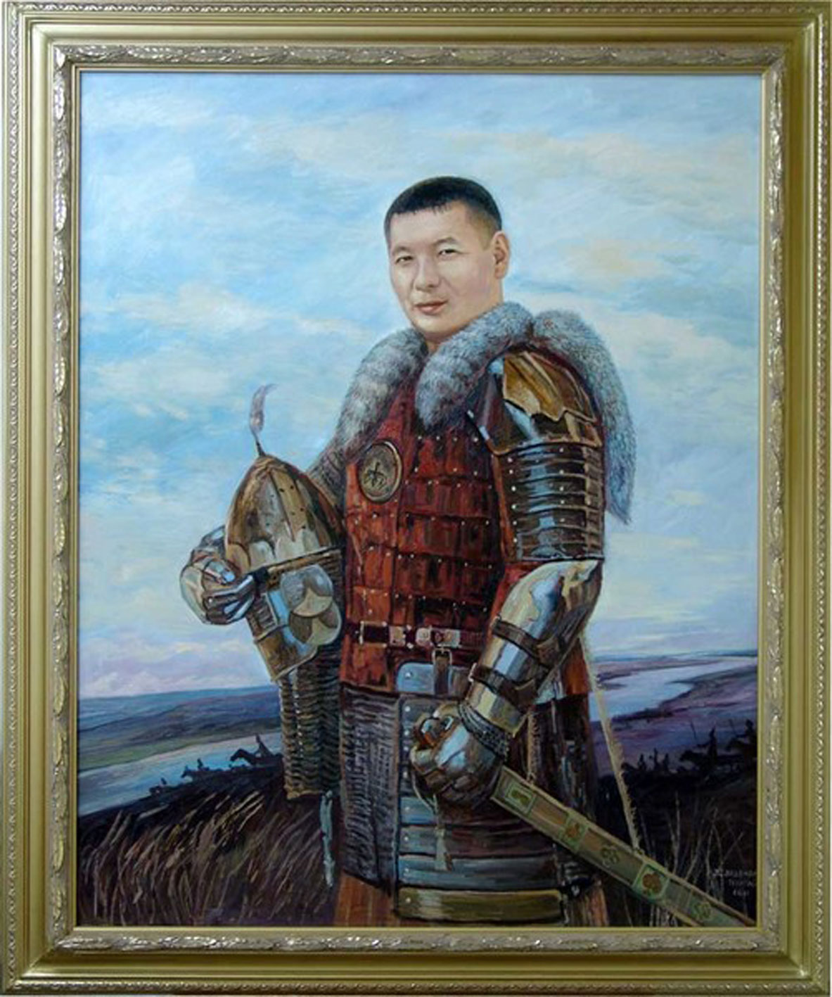 Масло, холст, Жанровый портрет